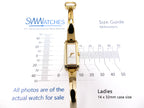 Gucci G-Line 109 Ladies 14 x 32mm case size