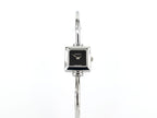 Gucci 1900 L Black Square Dial stainless steel bezel 