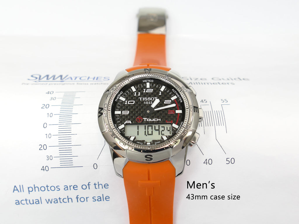 Tissot T-Touch II T047420A Men's 43mm case size