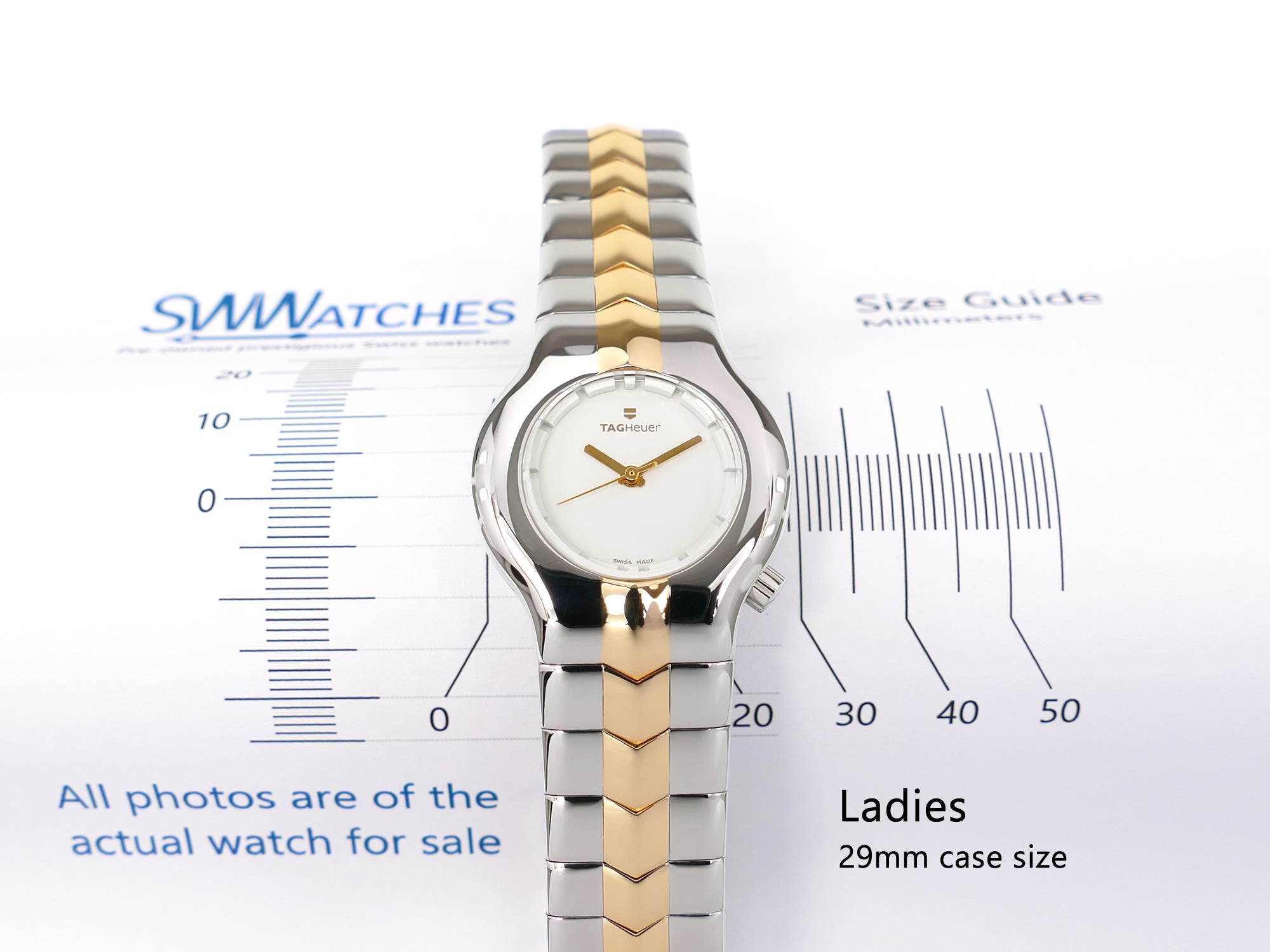 TAG Heuer Alter Ego WP1350 Ladies 29mm case size