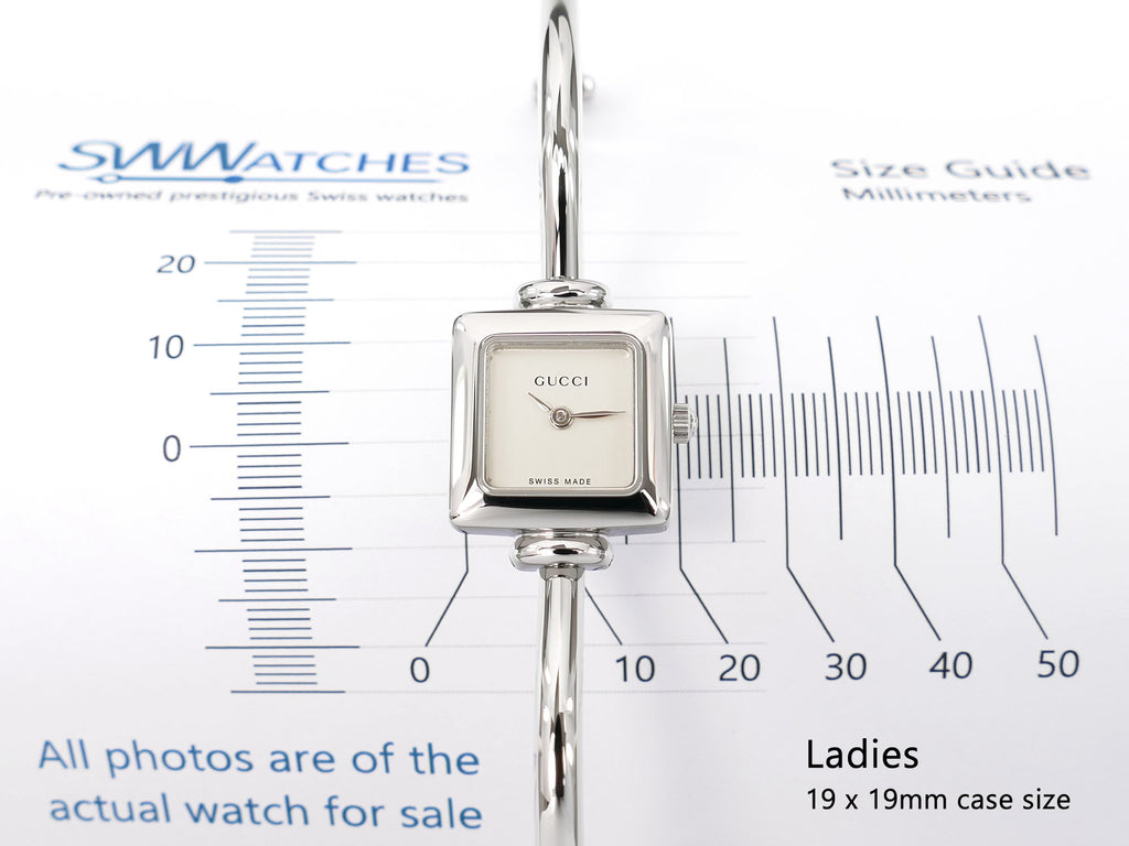 Gucci 1900L ladies 19 x 19mm case size