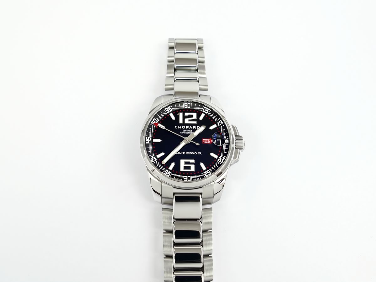 Chopard Mille Miglia Gran Turismo XL 158997-3001 Arabic 12 and 6 numerals and date display