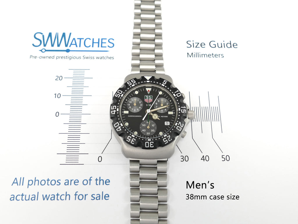 TAG Heuer Formula 1 571.513 Men's 38mm case size