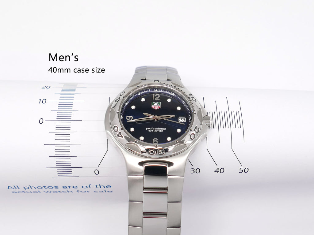 TAG Heuer Kirium WL1013 Men's Jumbo 40mm case size
