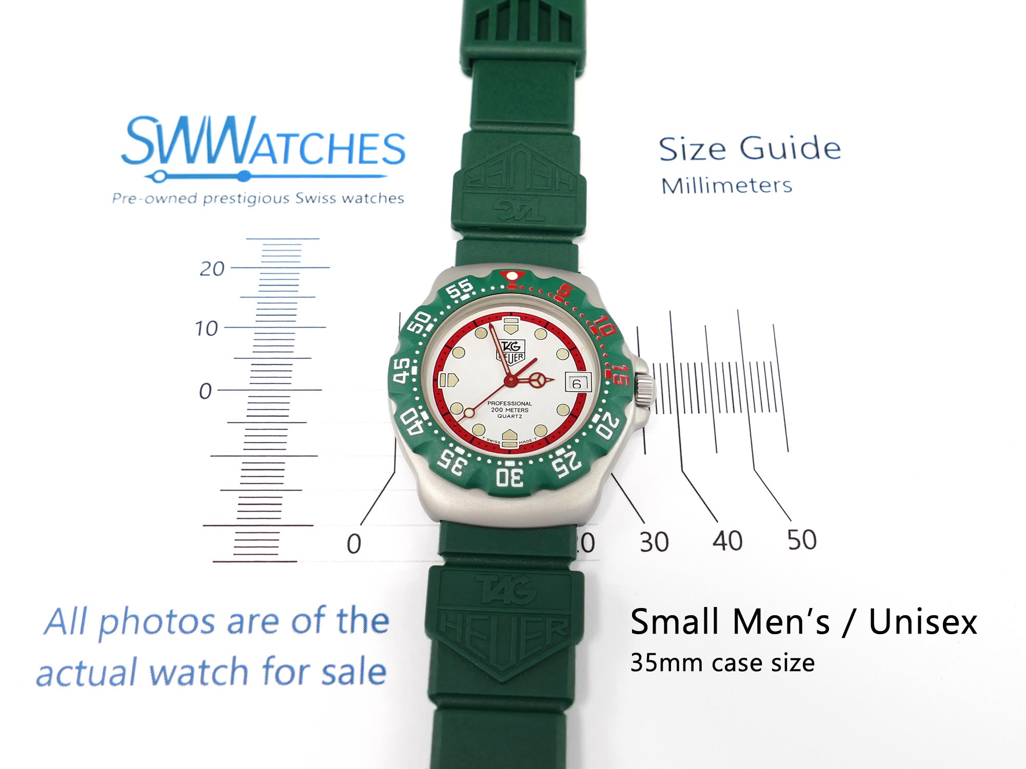 TAG Heuer Formula 1 Small men's 35mm case size / unisex