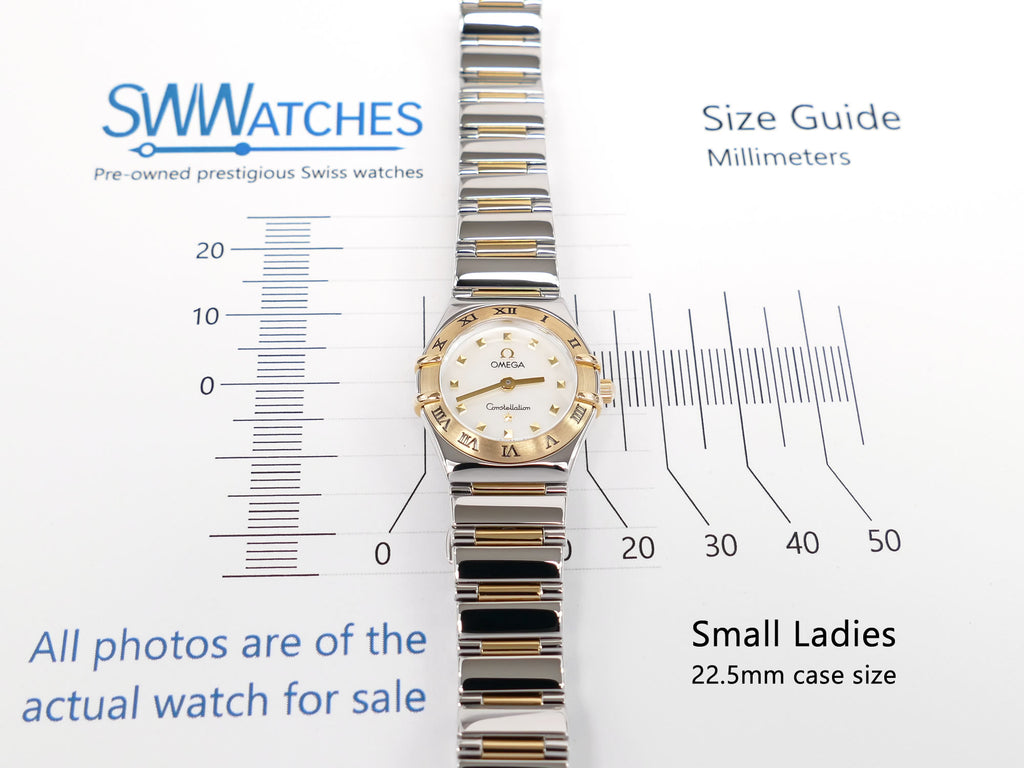 Omega Constellation 1361.71.00 Ladies 22.5mm Mini case size
