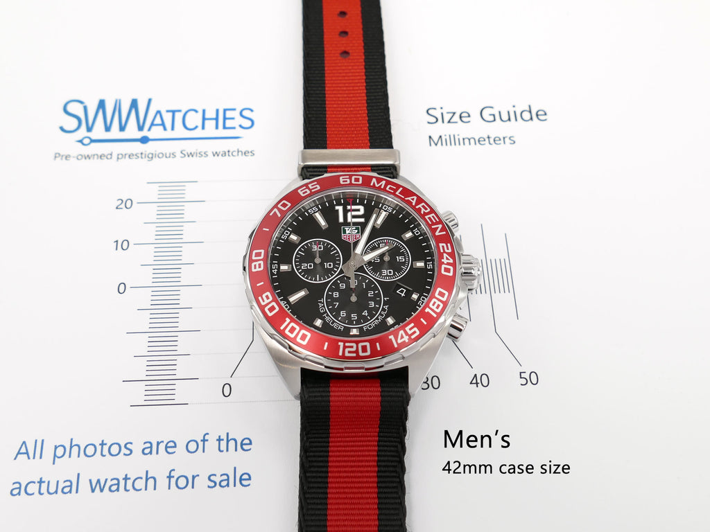 TAG Heuer Formula 1 CAZ1112 men's 42mm case size