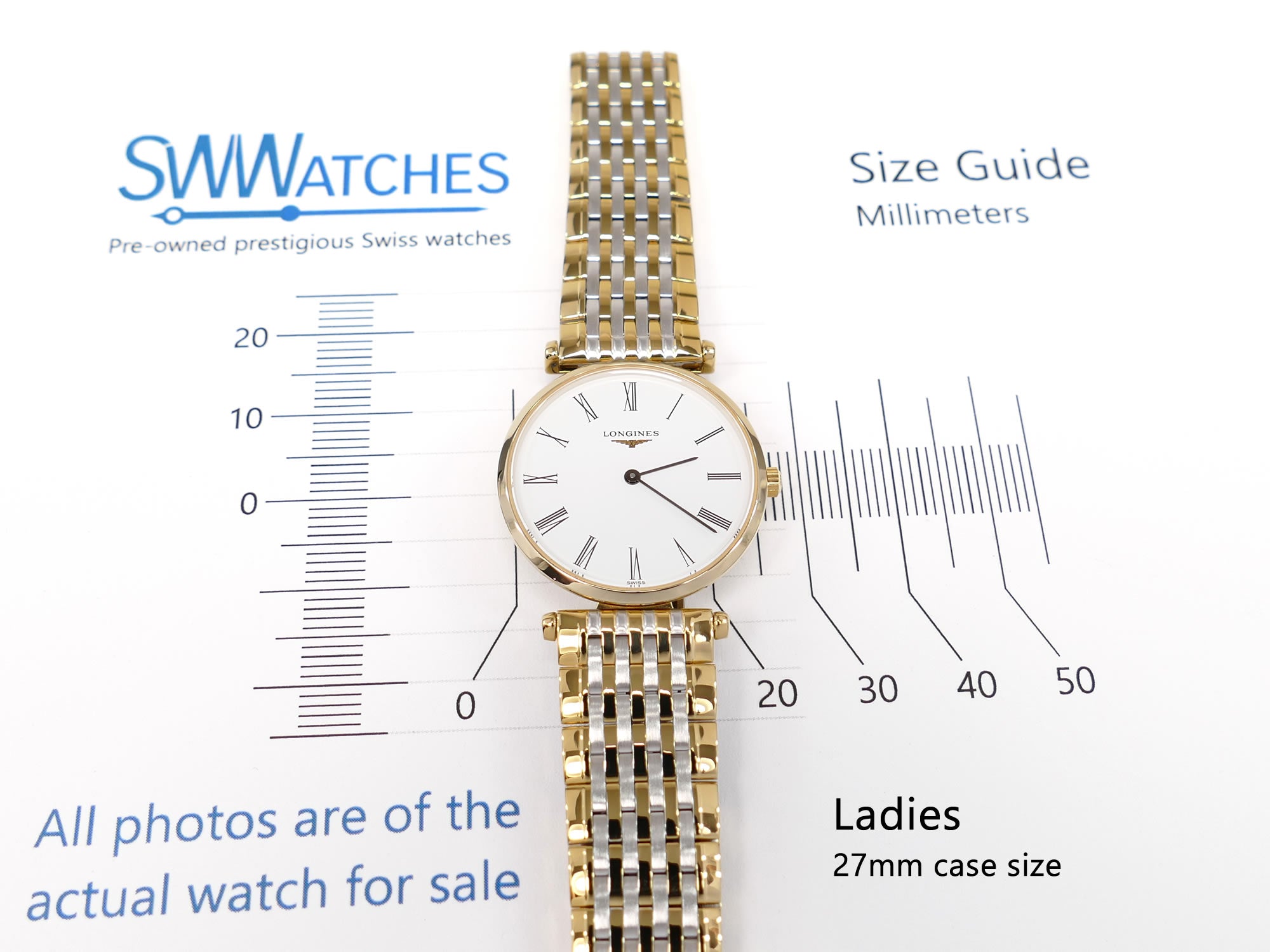 Longines La Grande Classique L4.510.2 Ladies 27mm case size
