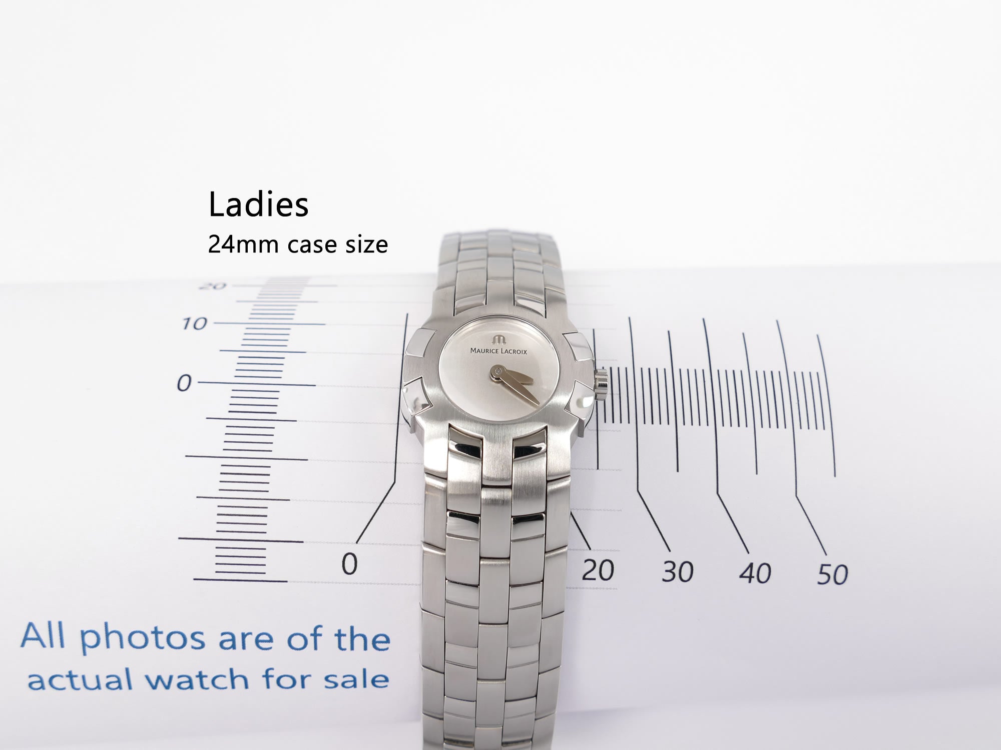 Maurice Lacroix Intuition 59858 Silver Dial 24mm Unworn – SWWatches