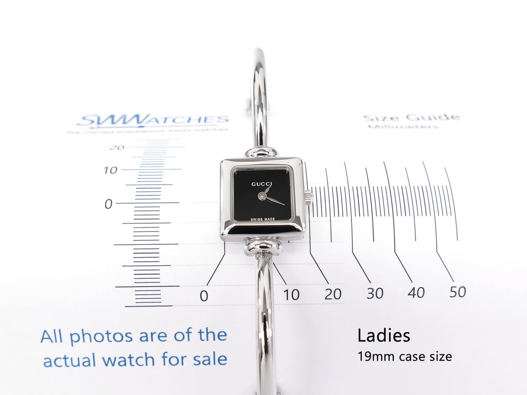 Gucci 1900L Ladies 19mm case size
