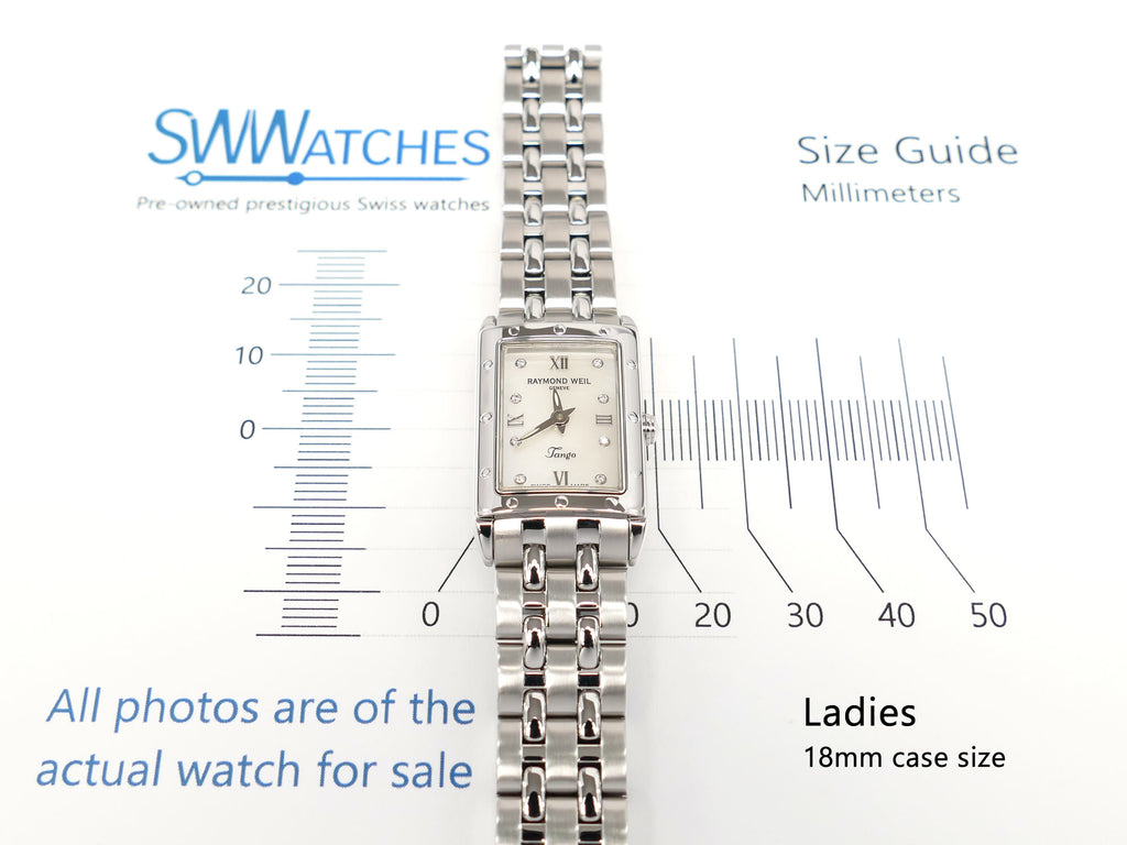 Raymond Weil Tango 5971 Ladies 18mm case size