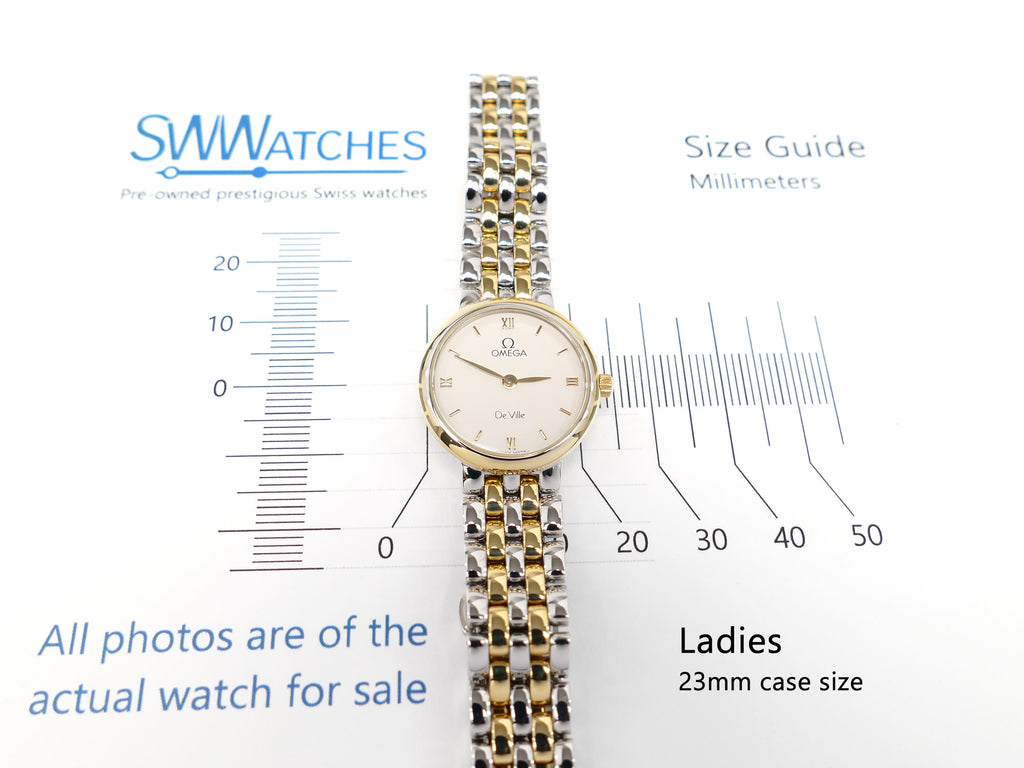 Omega De Ville 7260.33.00 Ladies 23mm Case size