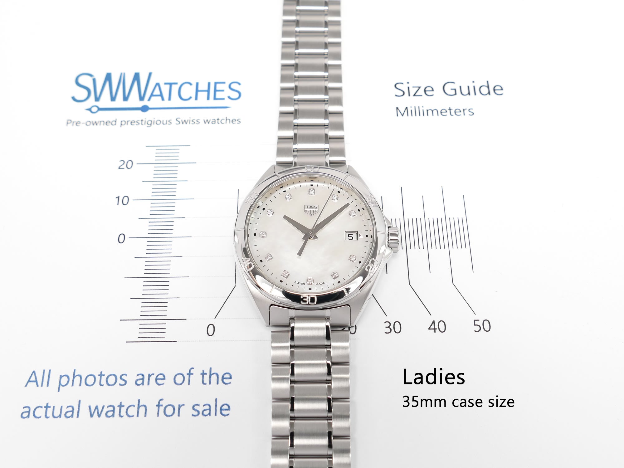 TAG Heuer Formula 1 WBJ1319 Ladies 35mm case size