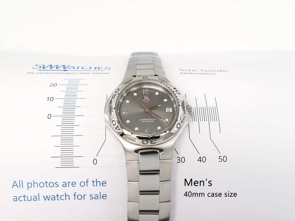 TAG Heuer Kirium WL1011 Men's 40mm case size