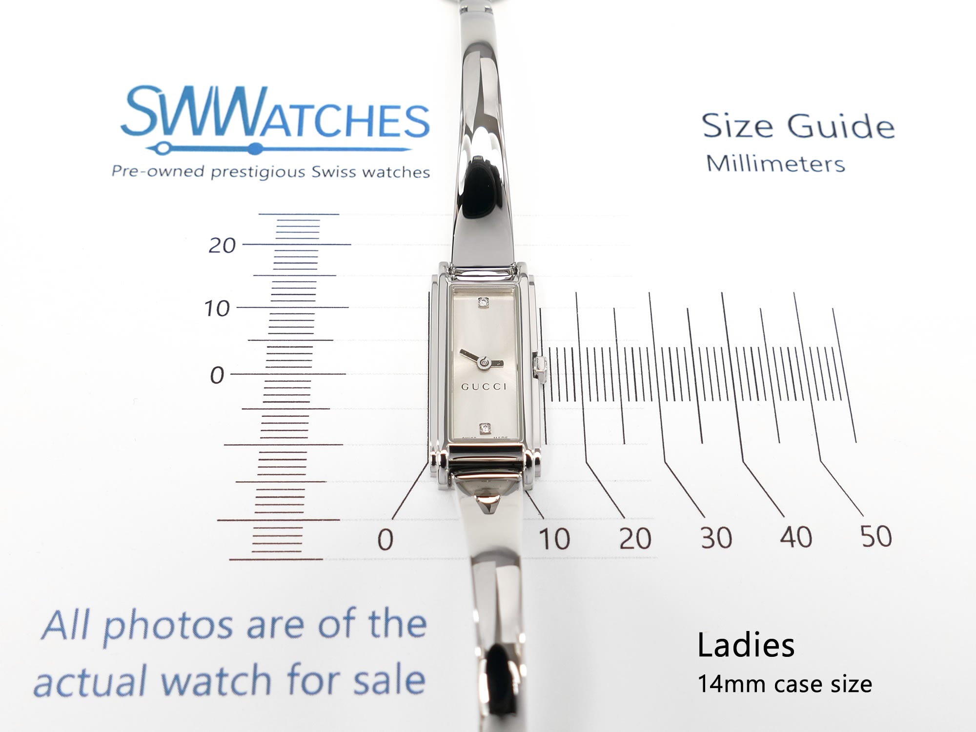 Gucci G-Line 109 Ladies 14mm case size