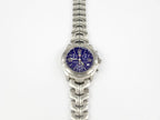 TAG Heuer Link Chronograph Blue Dial CT1110.BA0550 date display and rotating diver's bezel