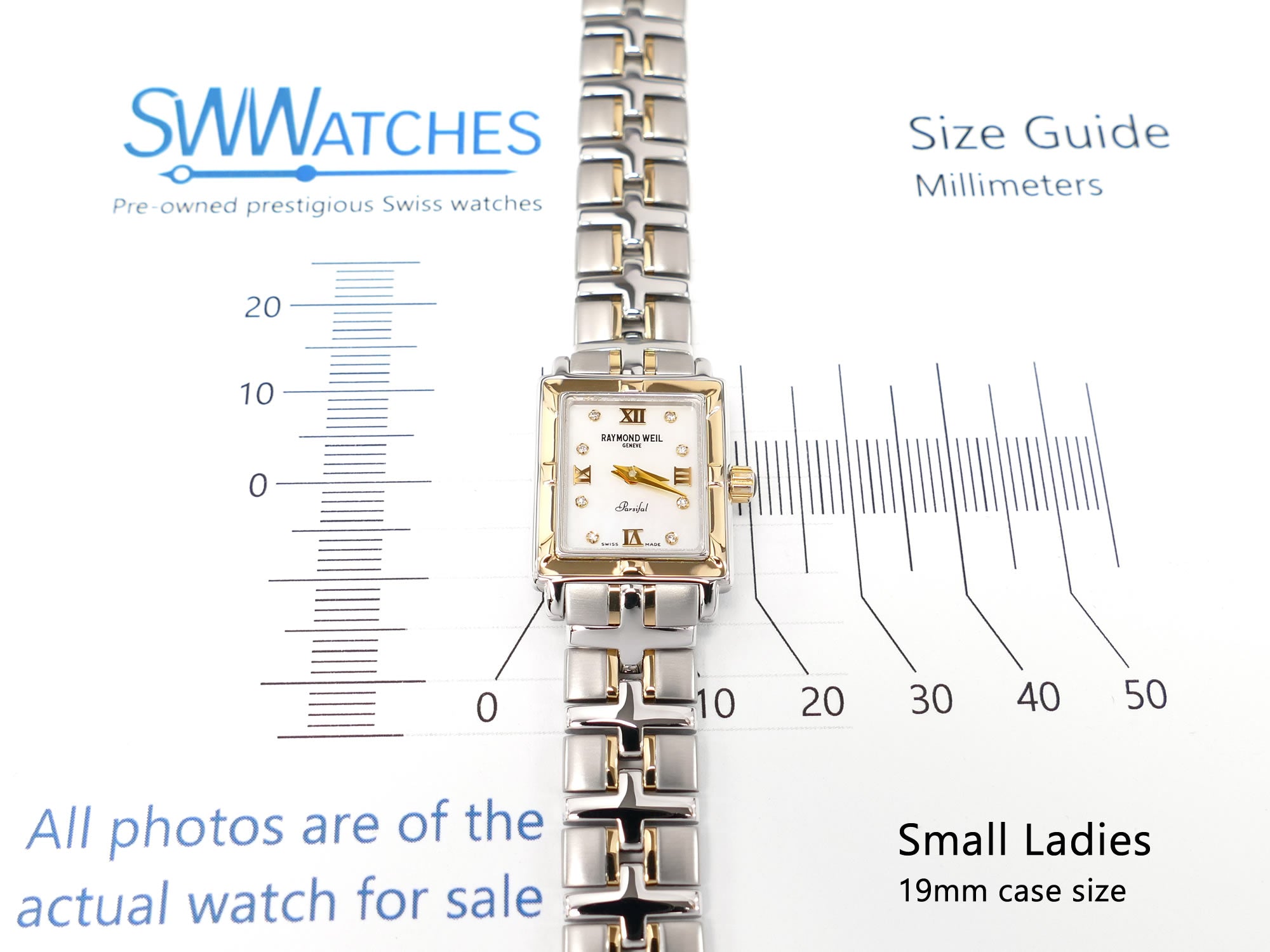 Raymond Weil Parsifal 9630 Small ladies 19mm case size