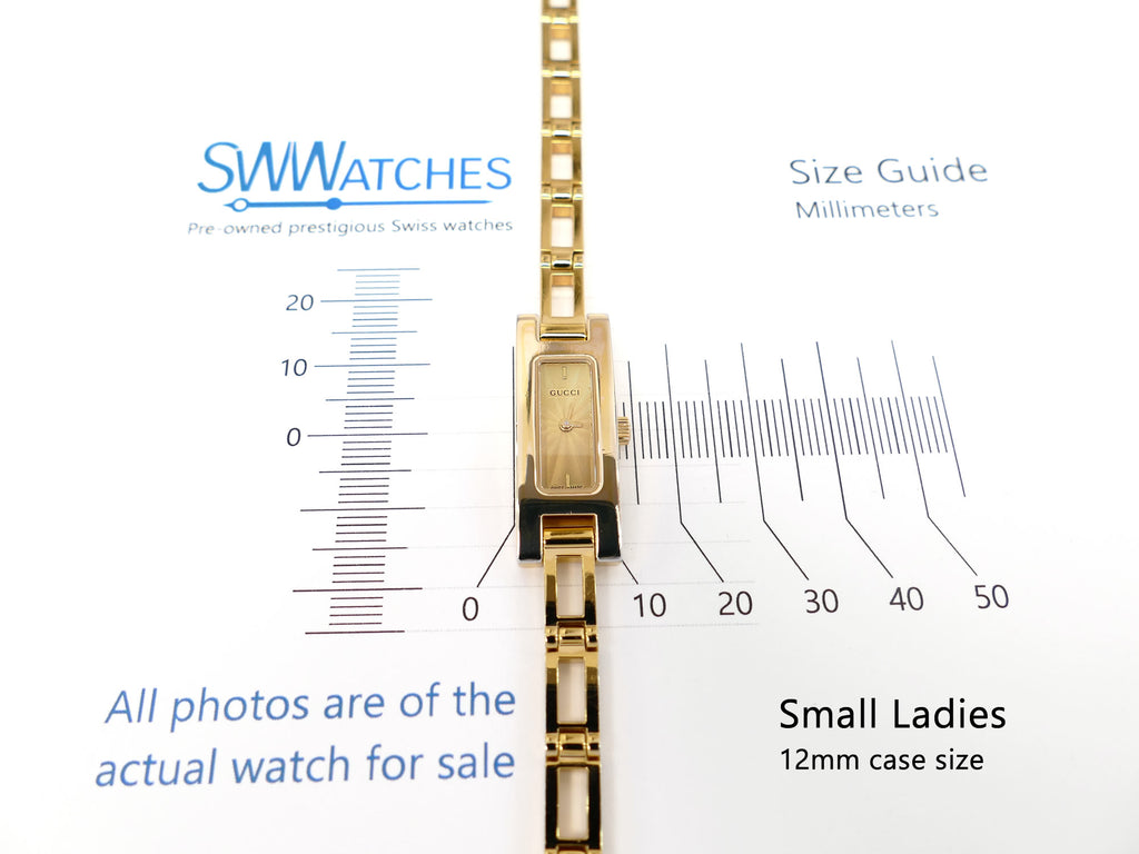 Gucci 3900L Small Ladies 12mm case size