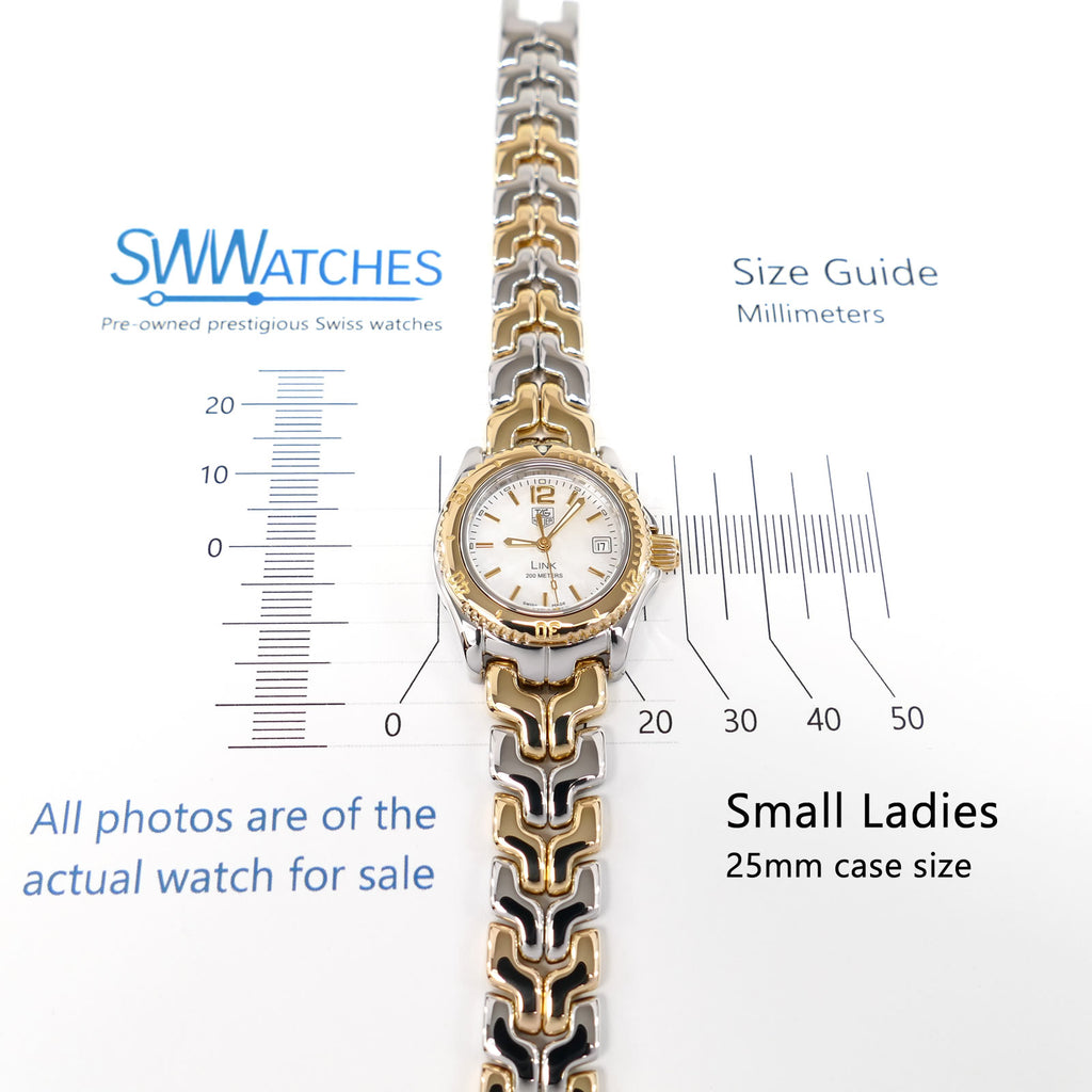 TAG Heuer Link WT1455 Ladies Mini 25mm case size