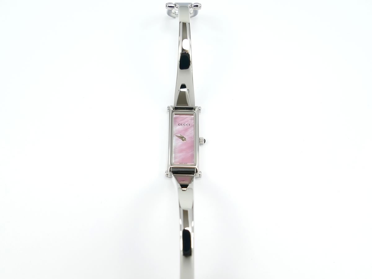 Gucci 1500 L Pink Mother of Pearl Dial Stainless Steel watch