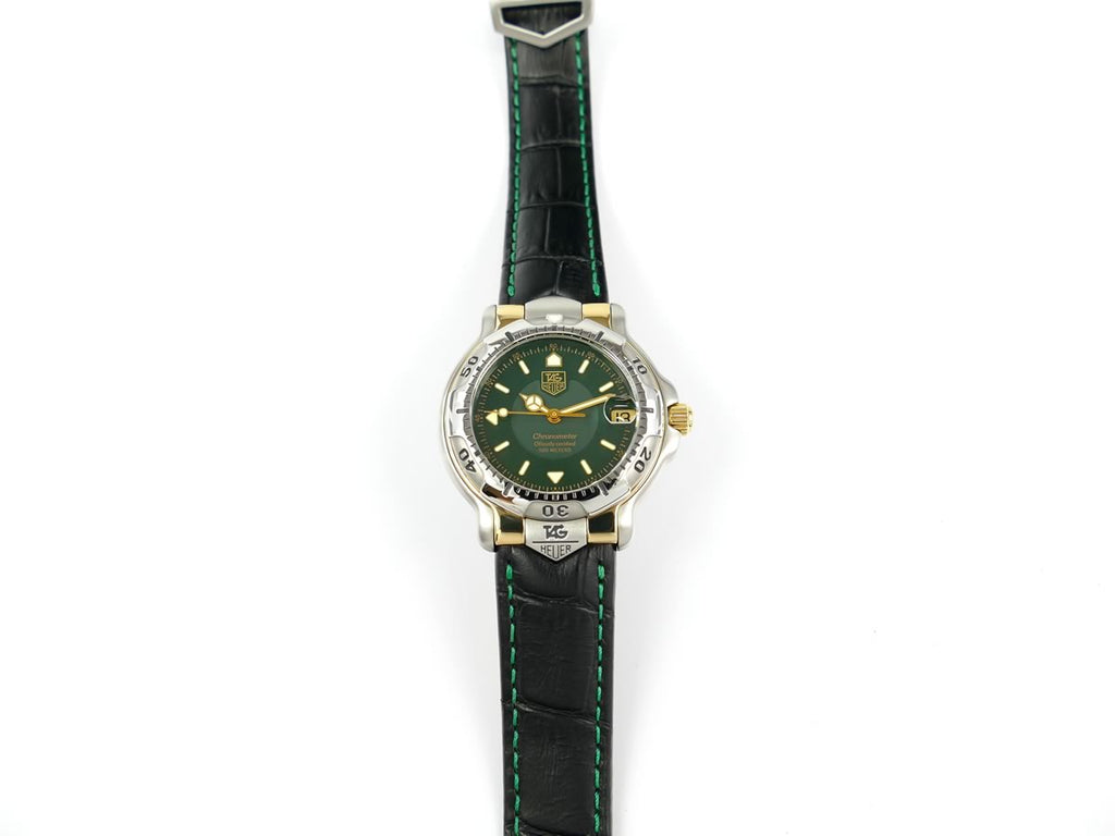 TAG Heuer 6000 Green Chronometer WH5253 rotating bezel