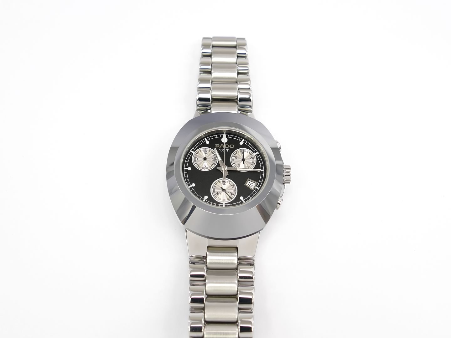 Rado Diastar Chronograph Black 541.0638.3 scratch proof bezel