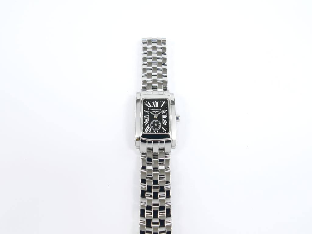 Longines DolceVita Black Dial L5.155.4.79.6 Roman Numeral Stainless Steel Quartz