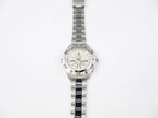 TAG Heuer Aquaracer Calibre S Silver CAF7011.BA0815 rotating bezel and date display