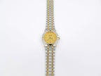 Gucci 9000L Champagne Dial with 18k Gold bezel