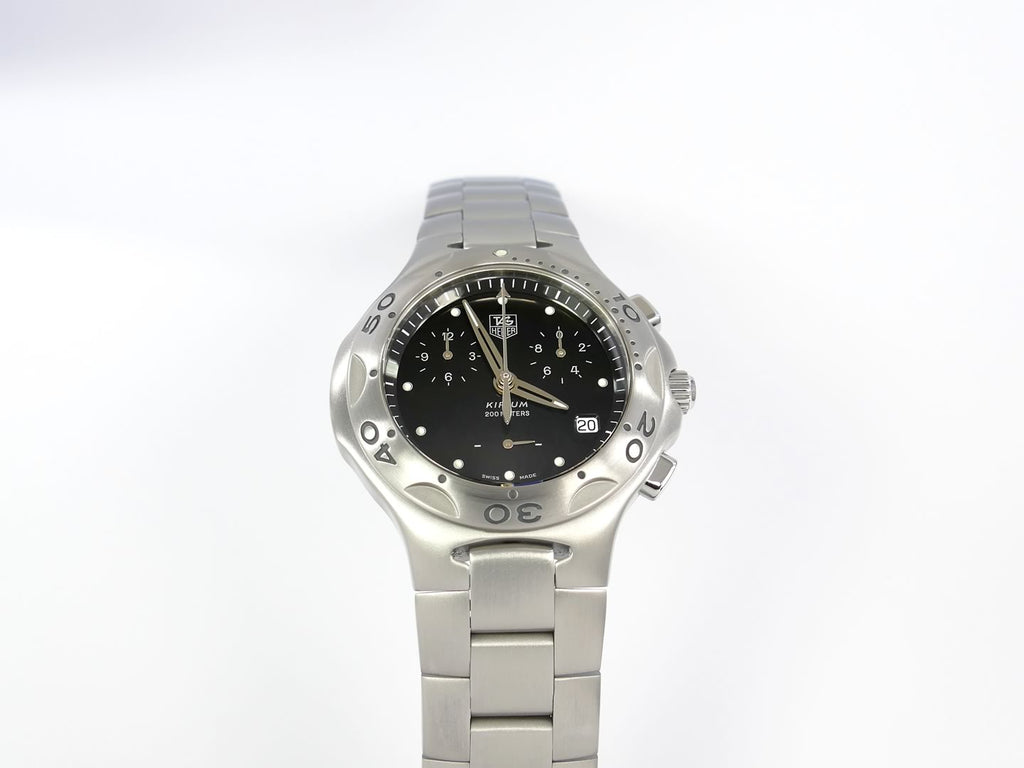TAG Heuer Kirium Chronograph Black Dial CL1110-0 with rotating bezel