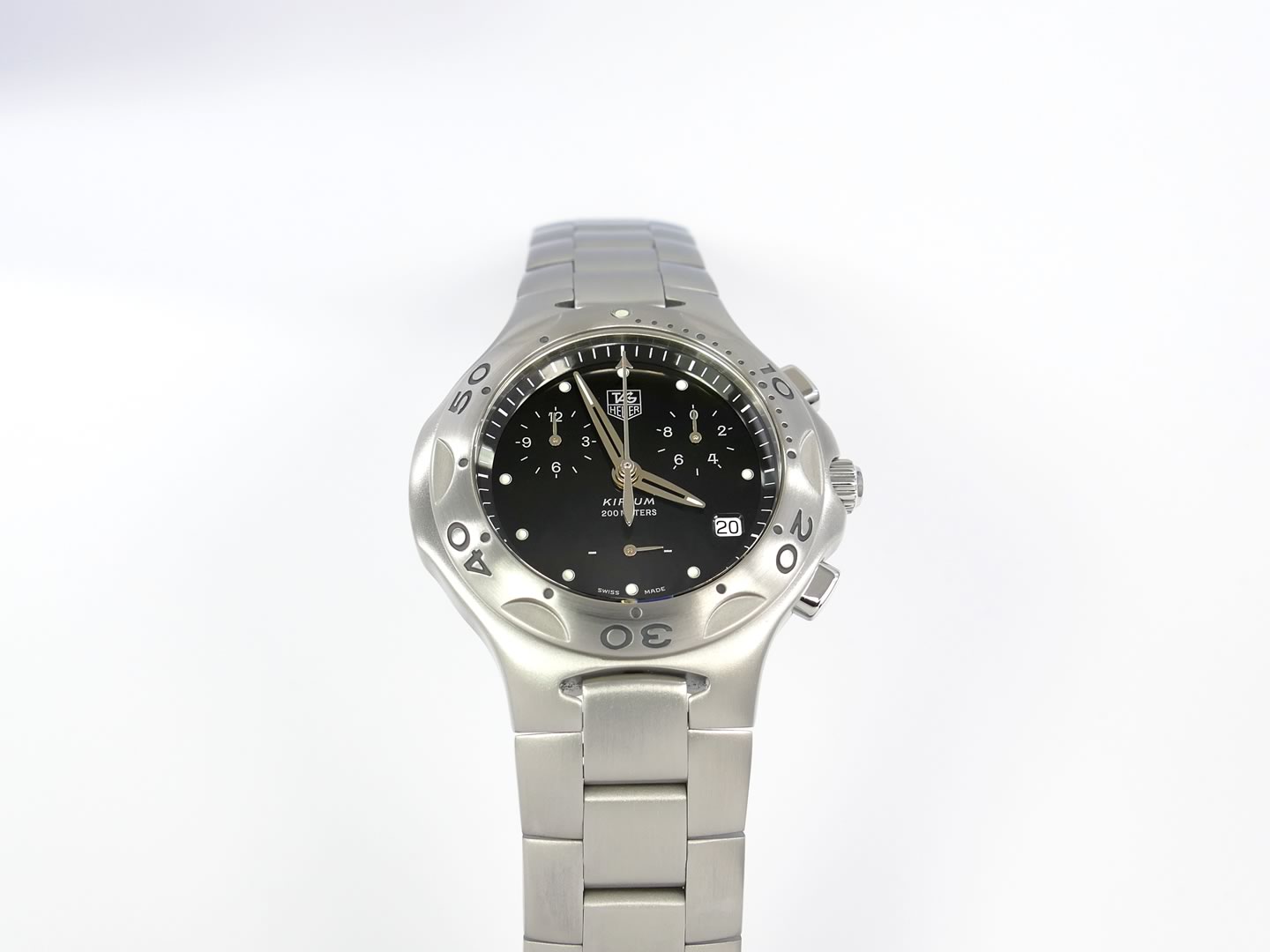 TAG Heuer Kirium Chronograph Black Dial CL1110-0 with rotating bezel