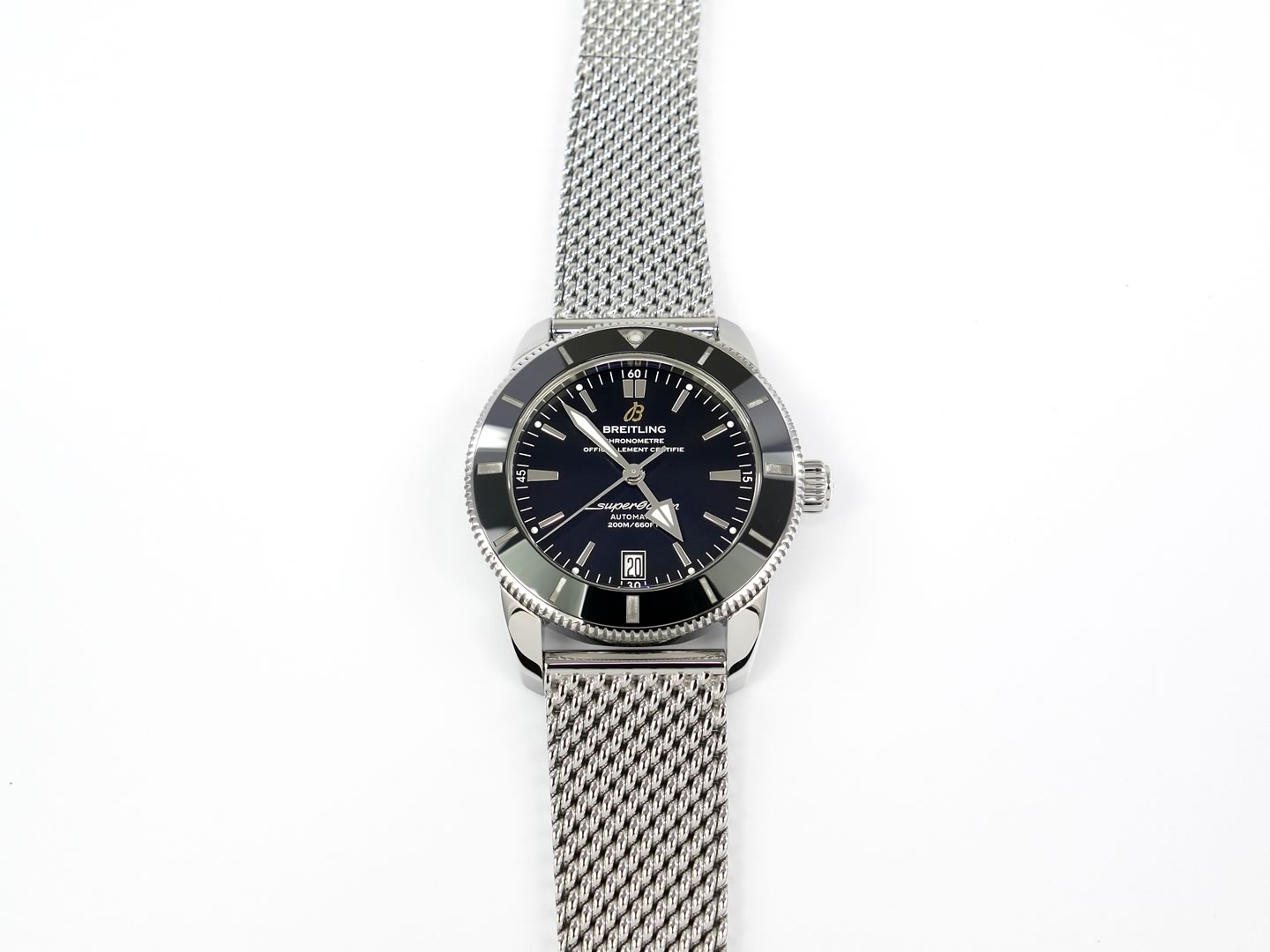 Breitling Superocean Héritage II 42 Black AB2010 ceramic bezel