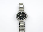 Omega De Ville Ladymatic Black Co-Axial Chronometer 425.30.34.20.51.001 stainless steel bezel