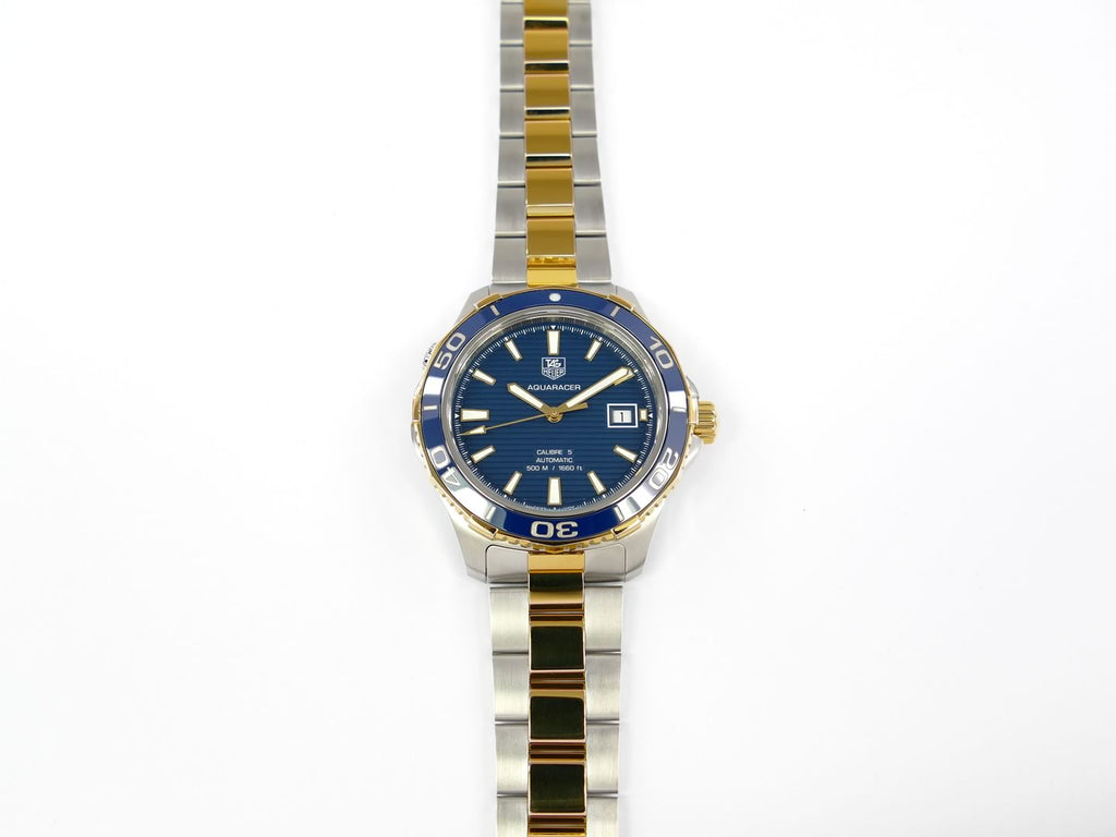 TAG Heuer Aquaracer Calibre 5 WAK2120.BB0835 rotating bezel