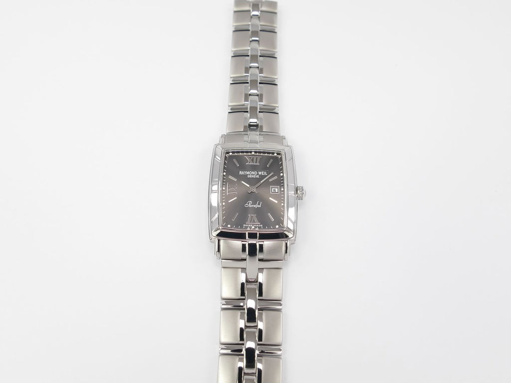 Raymond Weil Parsifal Grey Dial 9341-ST-00607 tonneau / barrel case