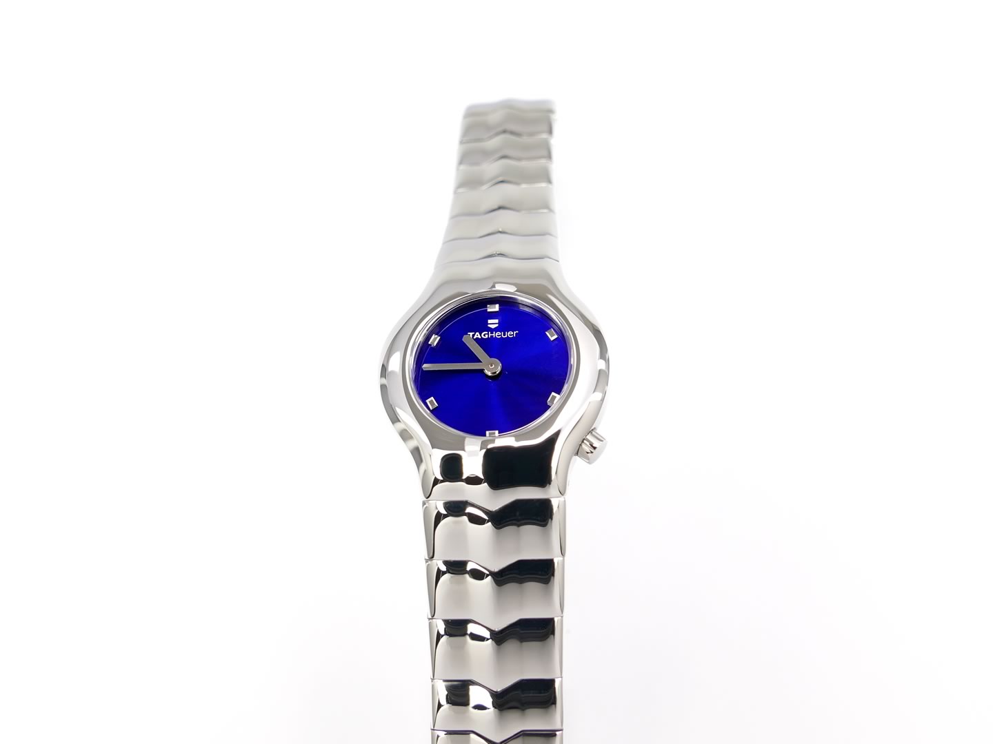TAG Heuer Alter Ego Blue Dial WAA1410.BA0760 all polished stainless steel
