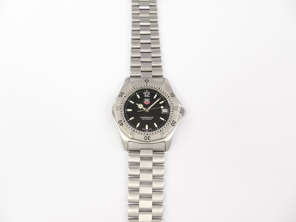 TAG Heuer 2000 Classic Black WK1110-1 rotating bezel