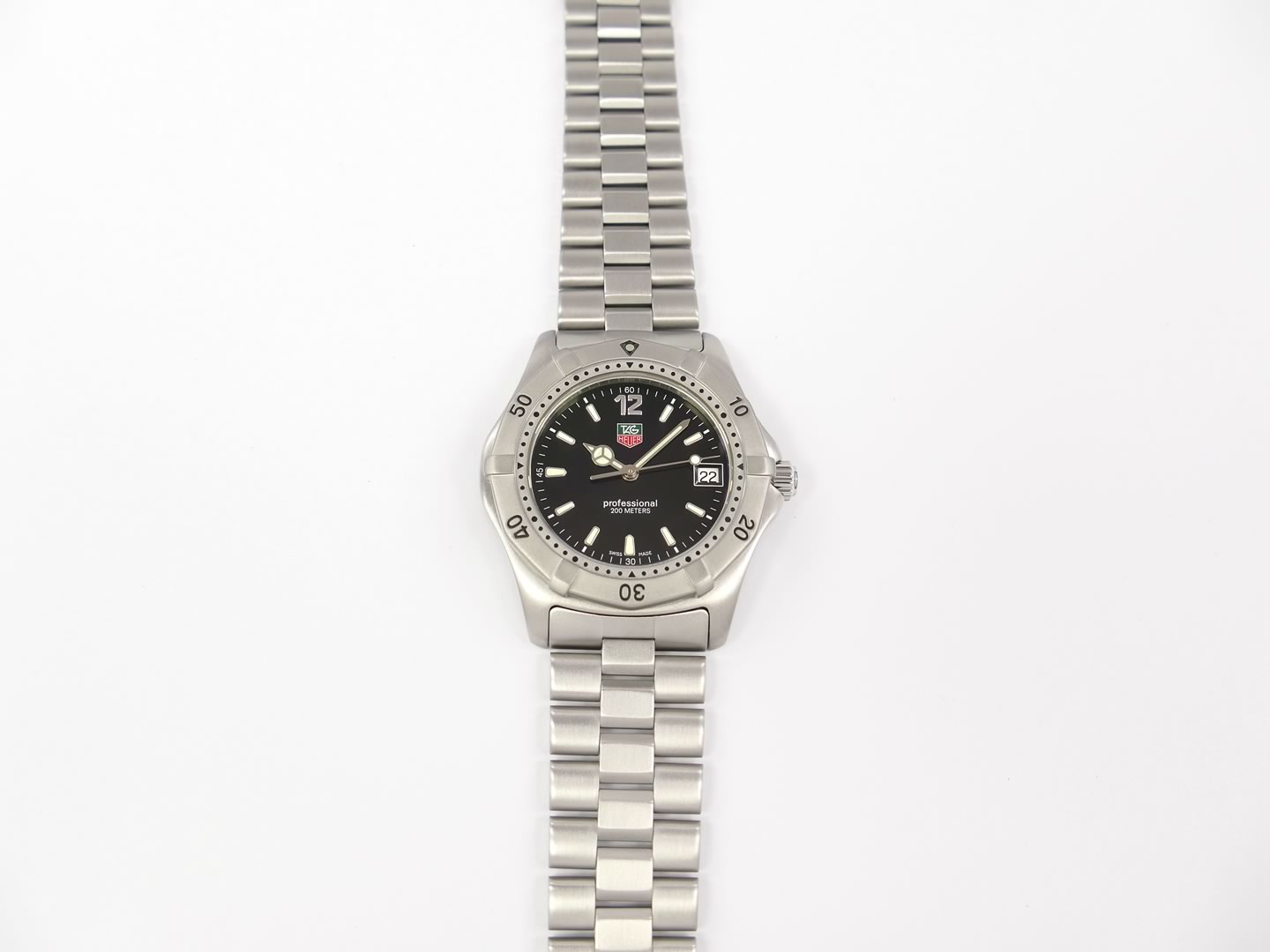 TAG Heuer 2000 Classic Black WK1110-1 rotating bezel
