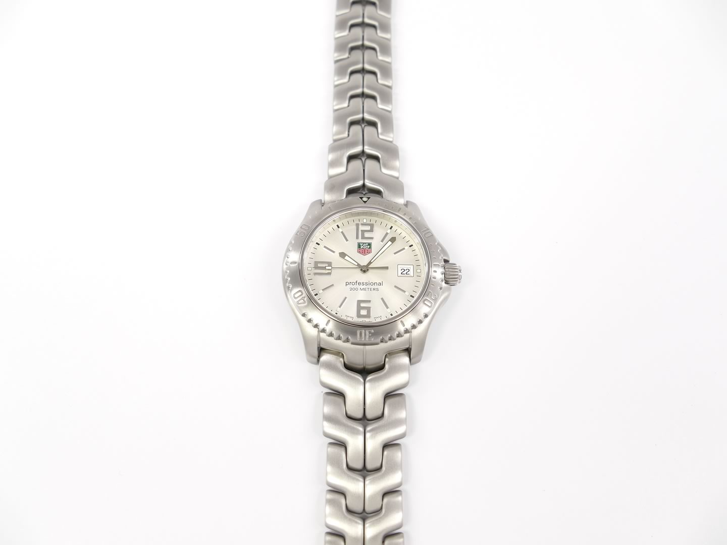 TAG Heuer Link Silver WT1112.BA0550 rotating diver's bezel