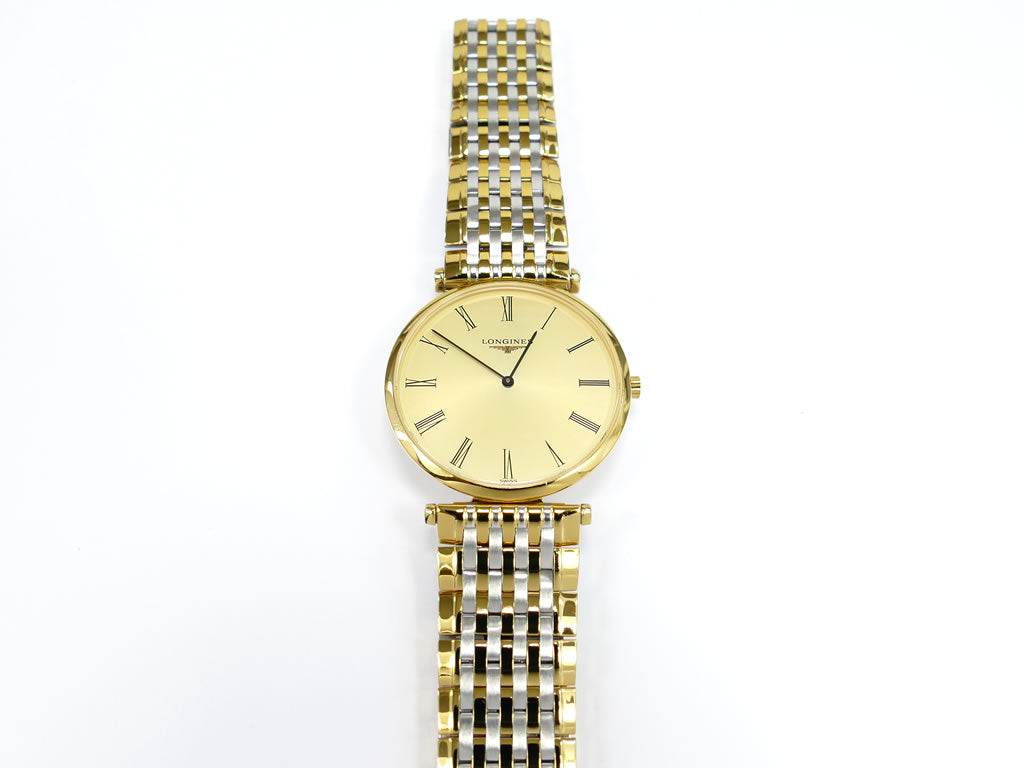 Longines La Grande Classique L4.709.2.32.7 gold bezel