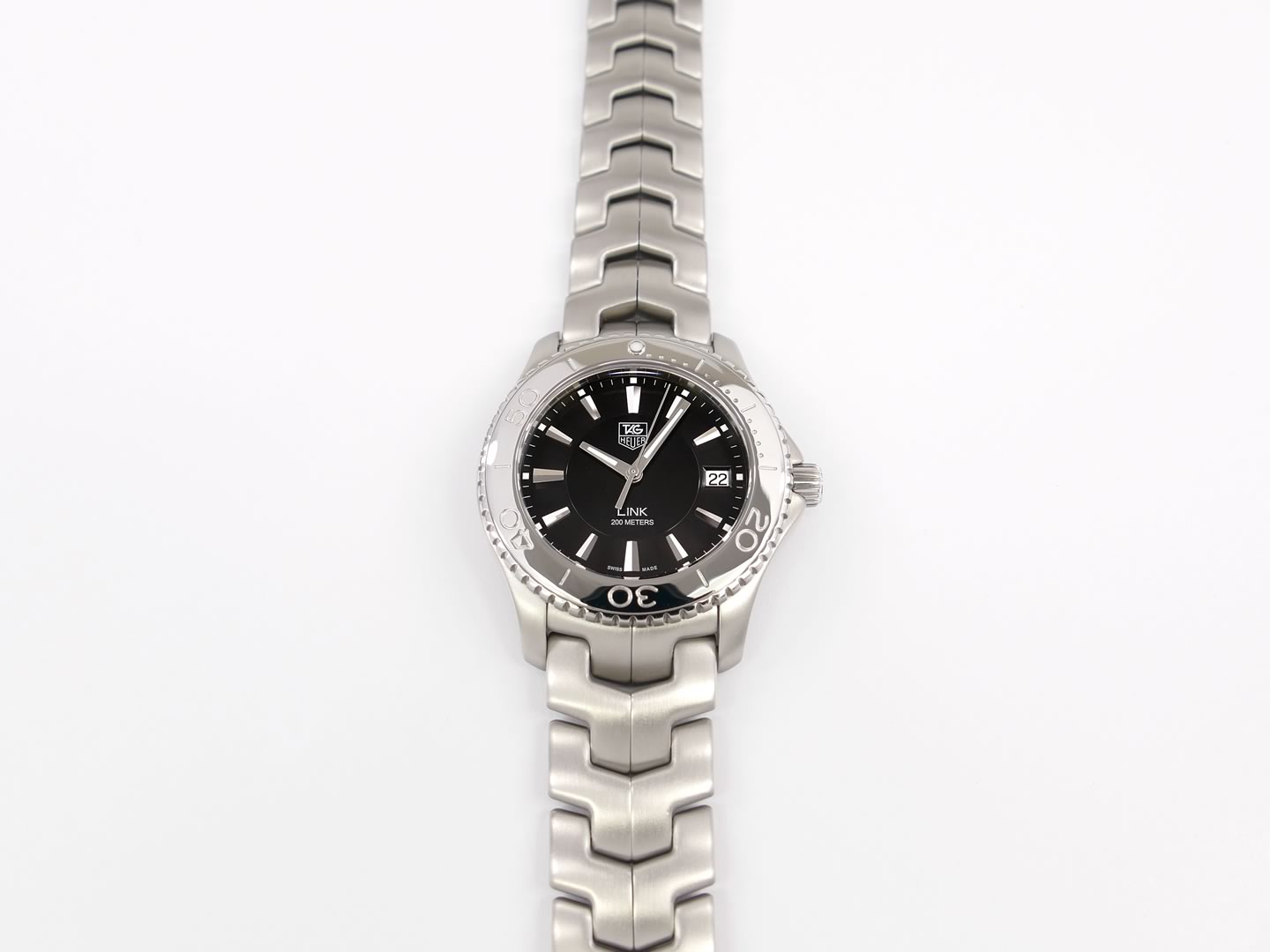 TAG Heuer Link Black WJ1110.BA0570 rotating diver's bezel