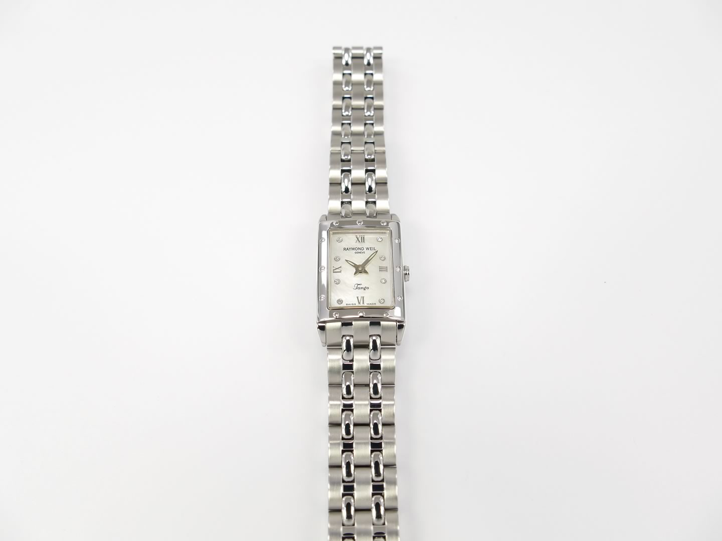 Raymond Weil Tango White 5971-ST-00995 all stainless steel case