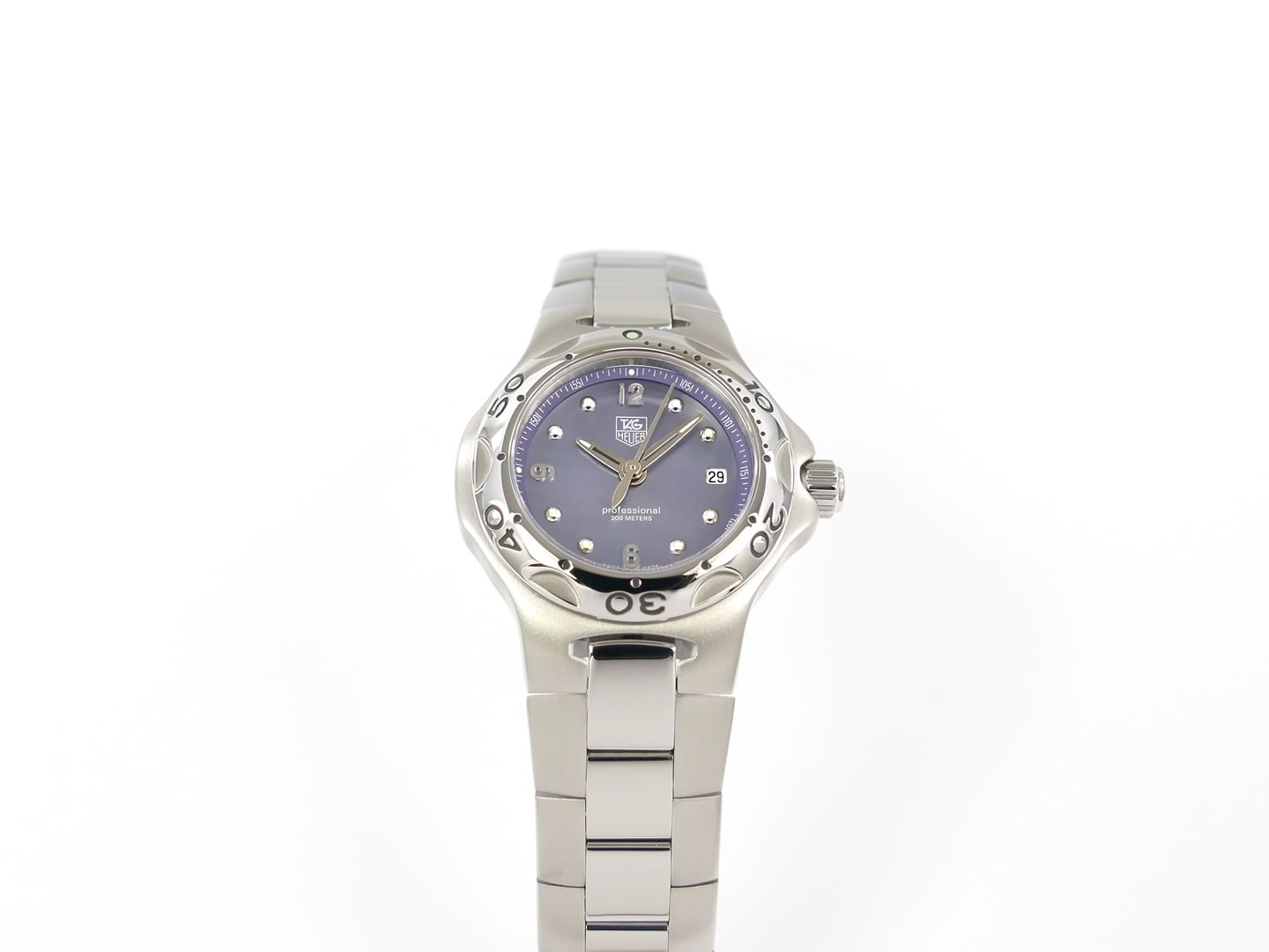 TAG Heuer Kirium Blue Mother of Pearl WL131A.BA0709 with rotating bezel
