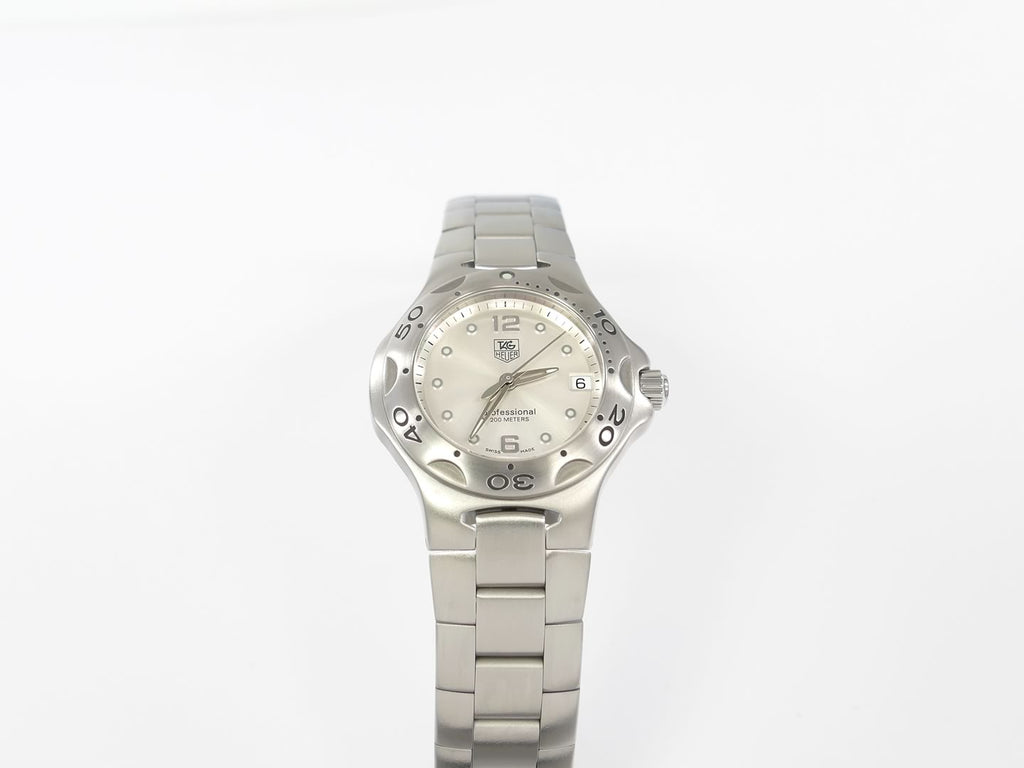 TAG Heuer Kirium Mid Size Silver Dial WL121E.BA0704 rotating bezel