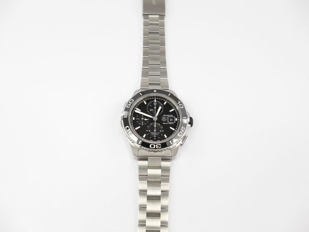 New TAG Heuer Aquaracer CAK2110.BA0833 black ceramic bezel