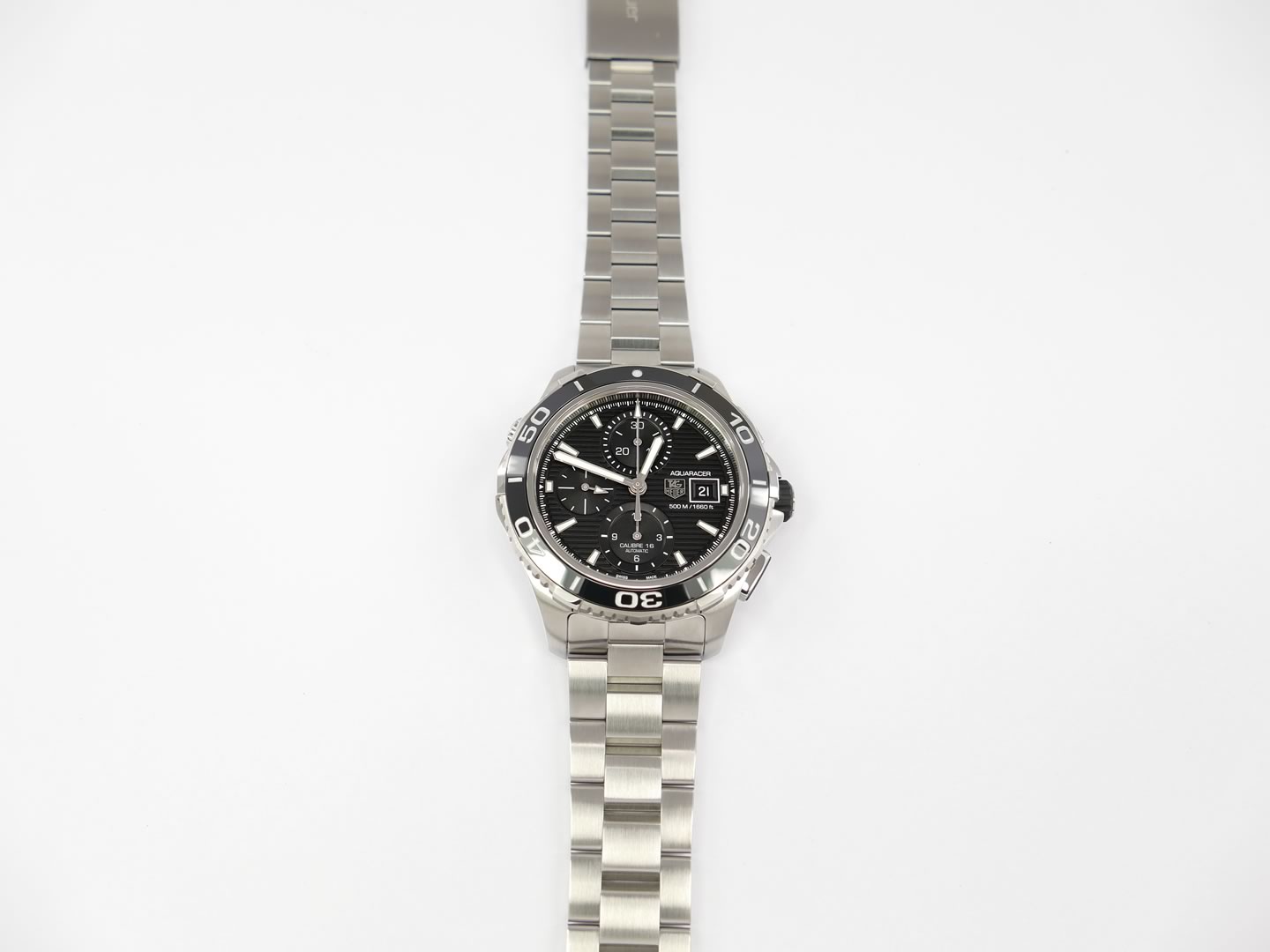 New TAG Heuer Aquaracer CAK2110.BA0833 black ceramic bezel