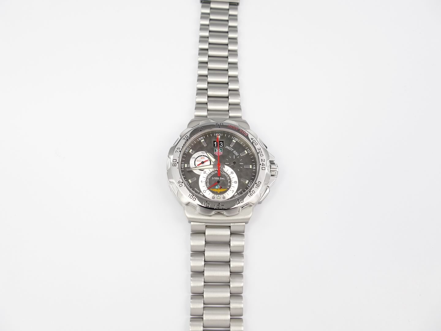 TAG Heuer Formula 1 Indy 500 CAH101A.BA0854 tachymeter bezel