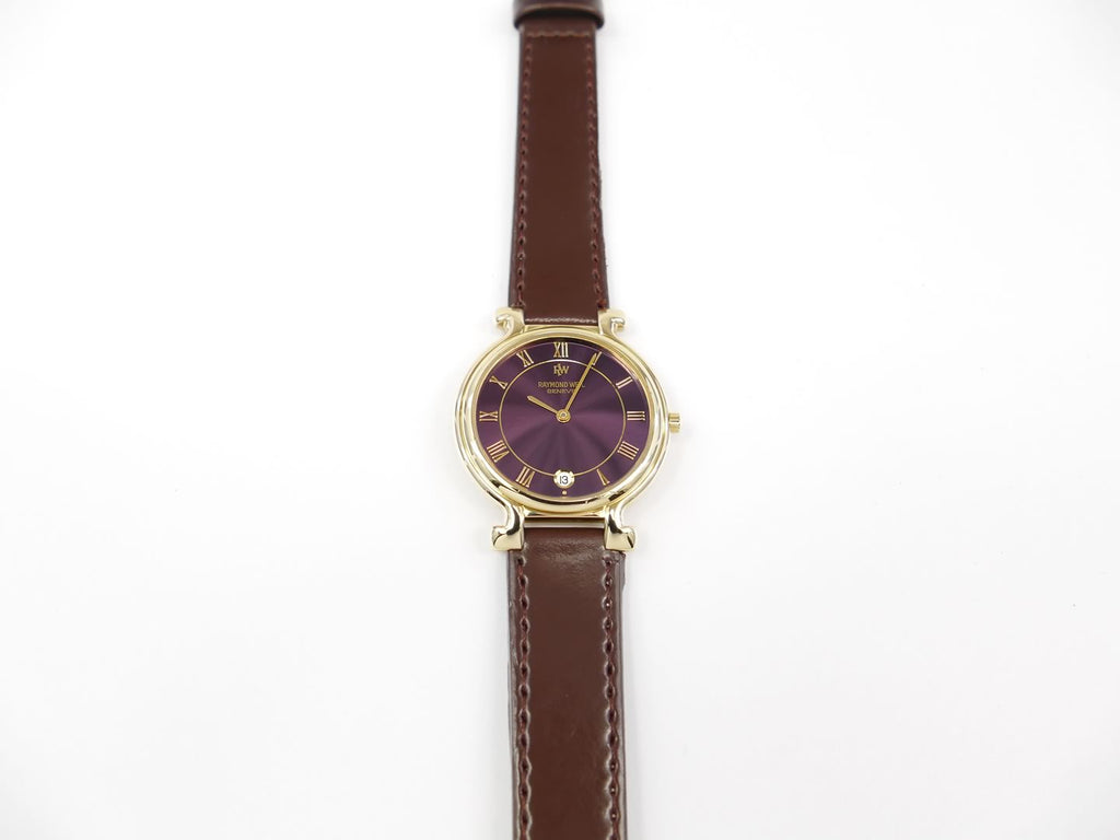 Raymond Weil Tradition Purple 18k Gold 9136 with date