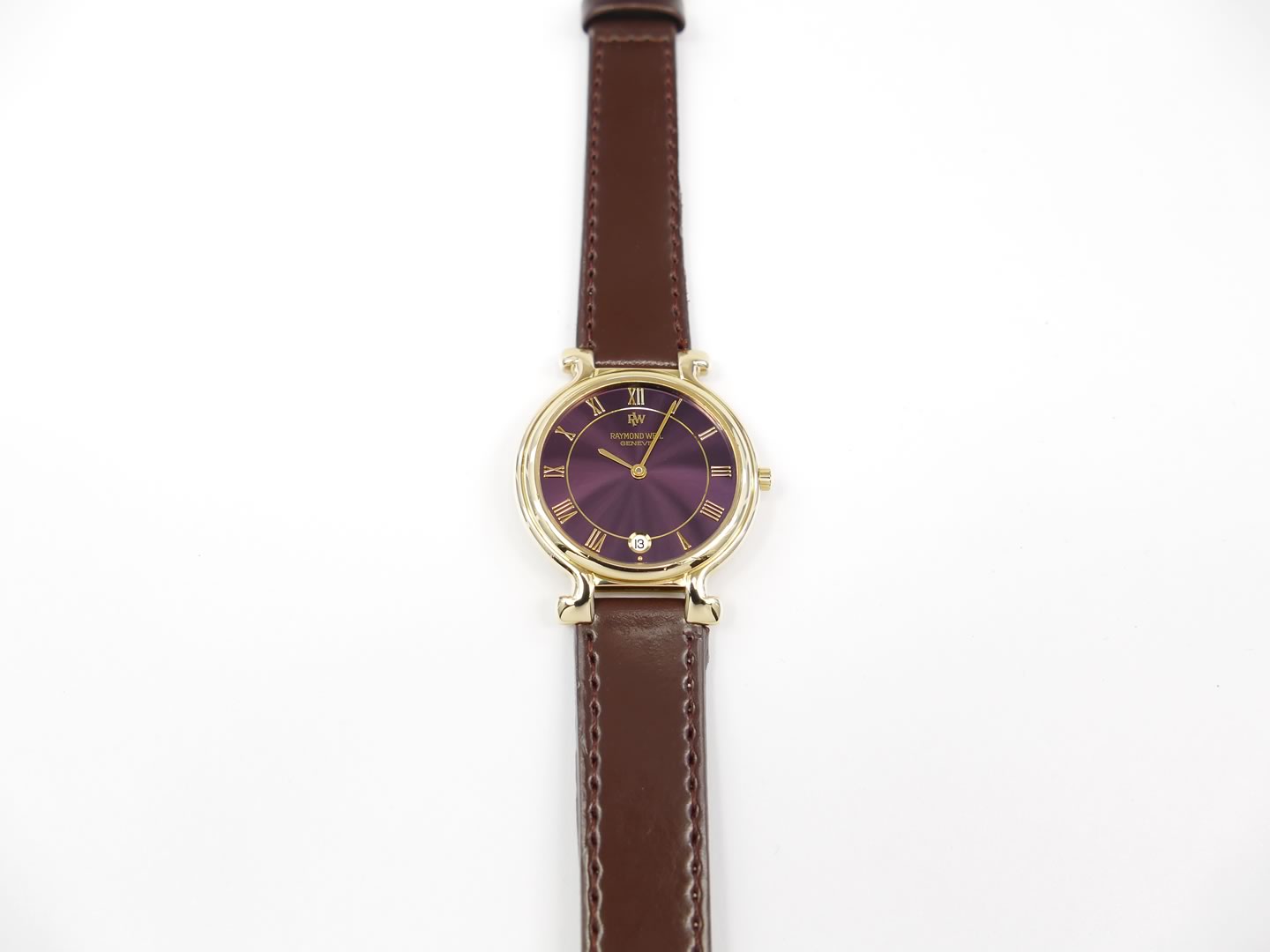 Raymond Weil Tradition Purple 18k Gold 9136 with date