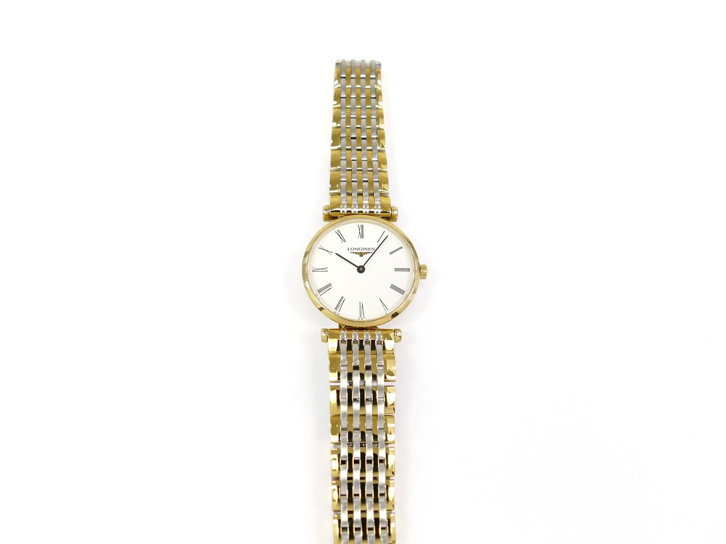 Longines La Grande Classique White L4.209.2.11.7 18k gold PVD case